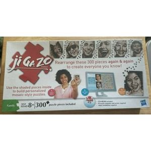 Hasbro Jigazo 300 Piece Puzzle Turn Your Family And Friends Into Family Fun 2010